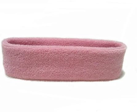 5 PCS Stretchy Sweatbands Cotton Terry Cloth Headbands Sports Indoor Outdoor Yoga Dance Exercise Fitness Headbands (Color Random)...