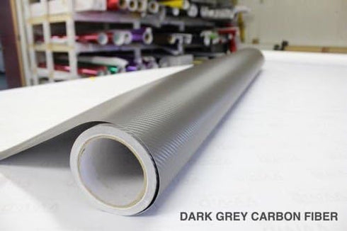 VViViD® XPO Dark Grey Carbon Fiber 5ft x 3ft Car Wrap Vinyl Roll with Air Release Technology...