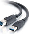 C2G Legrand USB 3.0 Cable, USB A to B Cable, Black Data Transfer Cable, 3 Meter (9.84 Feet) C2G USB Cable, 1 Count, C2G 54175...