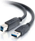 C2G Legrand USB 3.0 Cable, USB A to B Cable, Black Data Transfer Cable, 3 Meter (9.84 Feet) C2G USB Cable, 1 Count, C2G 54175...