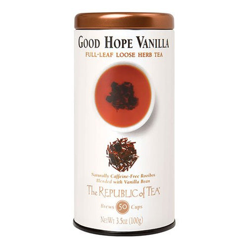 The Republic of Tea Good Hope Vanilla Red Full-Leaf Tea, 3.5 Ounces / 50 Cups...