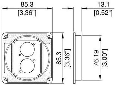 Penn Elcom M1504 ABS Dish Two Neutrik D/NL4MP...