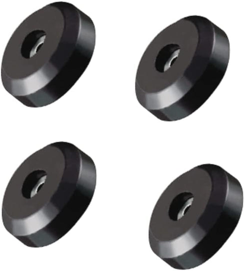 Sam&Johnny 4Pcs Speaker Isolation pad Rubber feet for Electronics Audio Turntable Speaker CD Guitar AV receivers Headphones Amp etc...