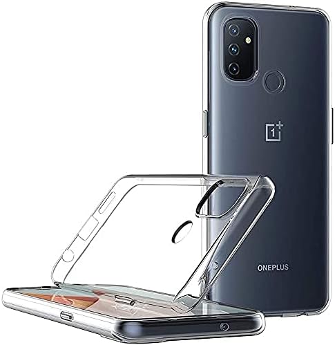 MaiJin Case for OnePlus Nord N100 (6.52 inch) Soft TPU Rubber Gel Bumper Transparent Back Cover...