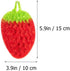 UPKOCH 3Pcs Dish Scrubber Fun Strawberry Shape Dish Sponges Kitchen Dishcloth Super Soft Absorbent Dish Rags for Washing Dishes Cleaning (Red)...