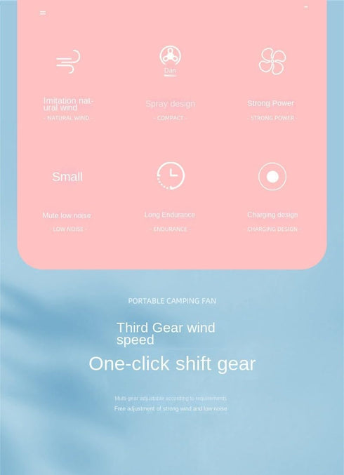 Hand held spray mini fan Misting fan portable USB rechargeable water filling spray fan with 3 speeds (cat series, pink)...