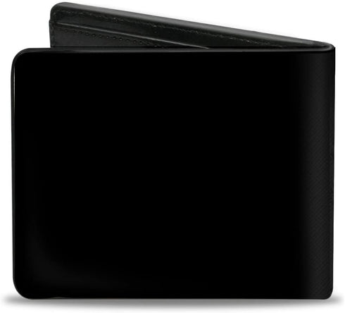 DC Comics Wallet, Bifold, The Batman and Batcycle Pose Black White, Vegan Leather...