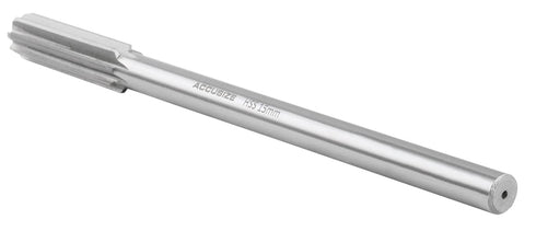 Accusize Industrial Tools 15.0 mm H.S.S. M2 Straight Shank Straight Flute Chucking Reamers, Right Hand, Shank Dia 11 mm, 6 Flute, 8'' Oal, 0400-51...