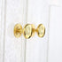 Set of 6 Modern Round Cabinet Hardware Knob Kitchen Drawer Dresser Handles Furniture Wardrobe Pull Gold Single Hole...