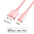 MFi-Certified Lightning Cable iPhone Charger - Compatible with iPhone Xs MAX XR X 8 8 Plus 7 7 Plus 6s 6s Plus 6 6 Plus and More (6FT Rose)...