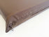 2X Pack Deluxe Brown Taffeta Fabric 100% Washable Waterproof Resistant Replacement Dog Bed Zippered Duvet Case - Covers ONLY (47x29x4 (51x33) Inch...
