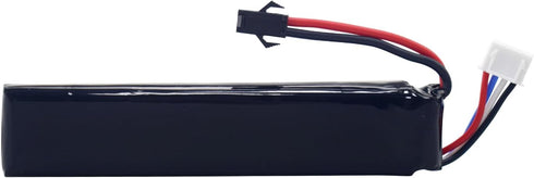 11.1V 35C 1500mAh SM-2P Plug Lithium Battery with T Plug Otamiya Plug Conversion line and USB Charging Cable for Air Gun Model Gun Rifle Remote Co...