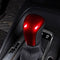 Duole Red Sport Carbon Fiber Gear Shift Knob Trim Cover Sticker Interior Accessories for Toyota Camry (2018-2021) Avalon(2019-2021) Corolla(2020-2...