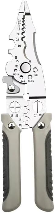 Multifunctional Wire Stripper Tool electrical wire stripping cutter pliers cable crimper multi cutters multi purpose stripping tool 1PCS....