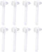 Healvian 8pcs Denture Cleaning Brush Denture Cleaner Set T-Shaped Denture Special Toothbrush Tool Bagged Denture with Hard Heads for Denture Care ...