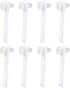 Healvian 8pcs Denture Cleaning Brush Denture Cleaner Set T-Shaped Denture Special Toothbrush Tool Bagged Denture with Hard Heads for Denture Care ...