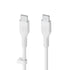 Belkin BoostCharge Flex Silicone USB-C to USB-C Cable (3M/10FT), MFi-Certified Charging Cable for iPhone 15 Series, Samsung Galaxy Series, Google ...