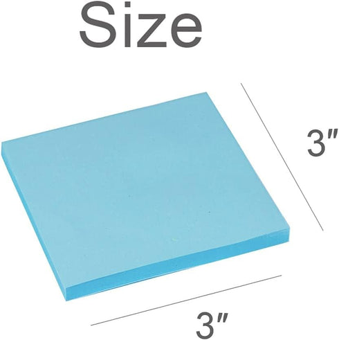 (12 Pack) Sticky Notes 3x3, Pastel Post Stickies Colorful Super Sticking Power Memo Pads, 6 Colors, Strong Adhesive...