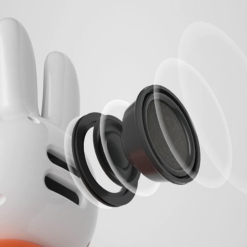 MIFFY Portable Bluetooth Speakers, Cute Portable Wireless Speakers with Loud Stereo Sound, Built-in Mic, TF-Card Slot, Dual Pairing,40H Playtime f...