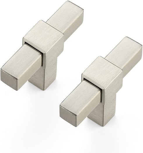 1 Pack Brushed Nickel Cabinet Handles - 2" Overall Length Cabinet Pulls Drawer Pulls Cabinet Hardware Kitchen Handles for Cabinets...