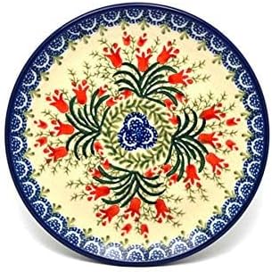 Polish Pottery Plate - Bread & Butter (6 1/4") - Crimson Bells...