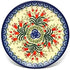 Polish Pottery Plate - Bread & Butter (6 1/4") - Crimson Bells...