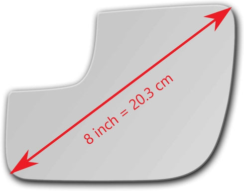 New Replacement Mirror Glass with Full Size Adhesive for 2011-2019 FORD EXPLORER Driver Side View Left LH...
