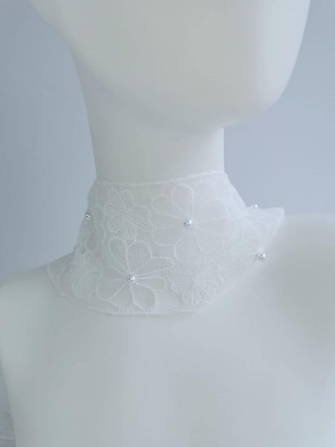 Lace pearl hairband lace pearl neckband handbag accessory...