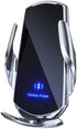 Wireless Car Mount Charger - Fast Wireless Car Charger Phone Case for iPhone, Android, and Qi-Enabled Devices - Auto Clamping & Rotating Car Phone...