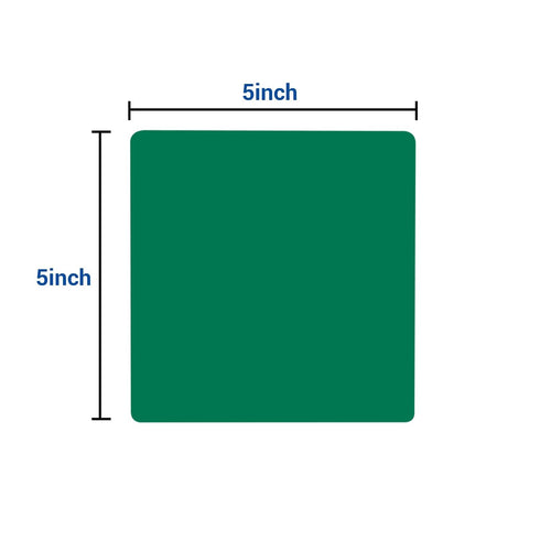Dental Soft Splint, 5 Sheets 3 mm Dental Lab Splint Thermoforming Material for Vacuum Forming Machine 5'' x 5'' (Square, Green)...