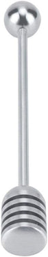 Fdit Solid Stainless Steel Honey Dipper Drizzler Stirrer Spoon Mixing Stick Tool...