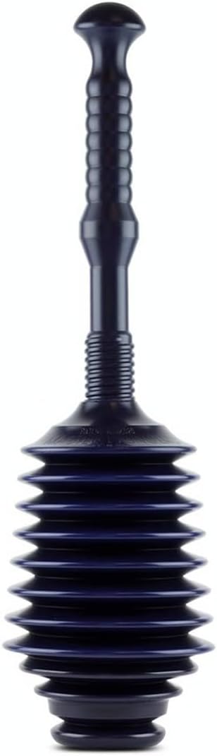 Master Plunger MP100-1 Heavy Duty Toilet Plunger Clears, Kitchen Sinks, Garbage Disposal and, Toilets Fast. Equipped with Patented Automatic Air R...