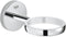 Grohe 40585001 BauCosmopolitan holder f.glass/soap, Starlight Chrome...
