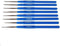 8pcs/Set Blue Plastic Meal Crochet Hook Knit Knitting Needle Weave Craft Tip Yarn Sewing Tools 0.6-1.75mm FBA......
