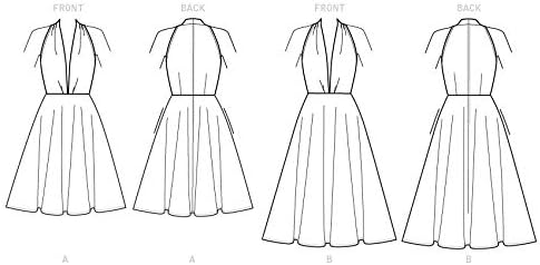 Vogue V9343A5 Very Easy Women's Fitted Sleeveless Dress Sewing Patterns, Sizes 6-14...