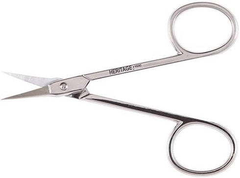 Klein Tools G103C Scissors, Embroidery Scissors with Fine Points and Curved Blade for Right-Hand and Left-Hand Use, 3-1/2-Inch...