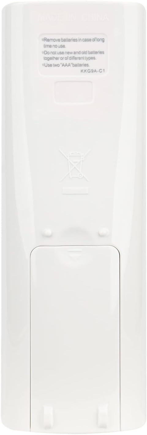 KKG9A-C1 KKG9B-C2 Replace AC Remote Control Compatible with Mirage/Agratto/Changhong Air Conditioner...
