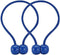 2 Pack Magnetic Curtain Tiebacks, Decorative Window Curtain Buckle Clips Convenient Drapery Tiebacks for Office/Home (Royal Blue) (DAFENG)...