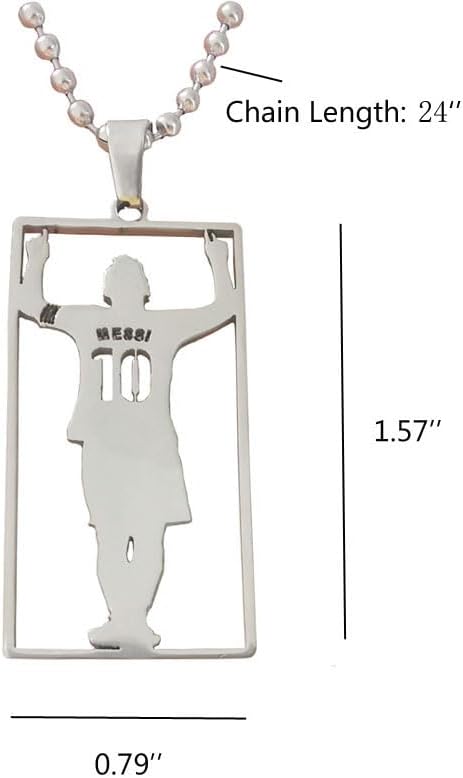 Soccer Jersey Number 10 Necklace Men Women | Soccer Player Argentina 10 Pendant...