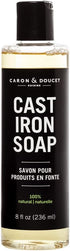 Caron & Doucet - Cast Iron Cleaning Soap | 100% Plant-Based Soap | Best for Cleaning, Restoring, Removing Rust and Care Before Seasoning | For Ski...