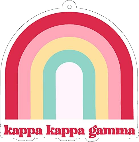 Kappa Kappa Gamma - Rainbow Air Freshener - 2/Pack - Flowers & Sunshine Scent...