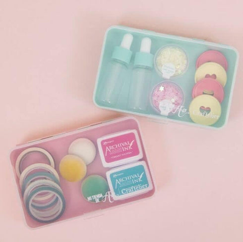 Craftelier - Mini Organizing Box with 1 Compartment for Scrapbooking and Craft Materials | Dimensions 14.6 x 9.1 x 3.2 cm (5.75“ x 3.6” x 1.25") -...
