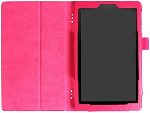 Tablet Smart Cover for Amazon Kindle Fire HD 8 HD8 Gen 6th 7th 8th (2016 2017 2018 Release) Ultra Slim Lightweight Folio Stand Leather Case +1x Cl...