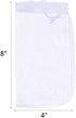 ALEGI 180 Micron Aquarium Filter Media Fine Mesh Bag, 8" by 4" Small Resin Filters Media Bags for Fish Tank (8"*4"(4Pcs))...