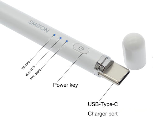 D3-Universal Touch Pen Palm Rejection Active Stylus Pencil for Apple iPad Tablet Cell Phone Touch Screen Pen...