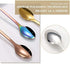 6-Pack Coffee Spoons Rainbow Colorful Teaspoon Dessert Espresso Stainless Steel Stirring Spoon...