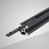 Straight Line Connector 3.9"Joint Bracket with M5 Screw for 0.24" Slot 2020 Series Aluminum Extrusion Profile, 10pcs/Pack (Black-Straight Bracket-...