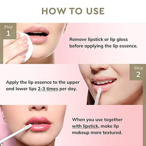 Lip Plumper Gloss: Clear Plumping Lip Gloss Hydrating with Hyaluronic Acid and Nourishing Ingredients to Smooth Lip Wrinkles...