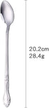 Long Iced Teaspoon 8-Inch Cold Drink Stirring Spoon, BYEGOU 12 PCS Stainless Steel Mixing Spoons Silverware Flatware Set...