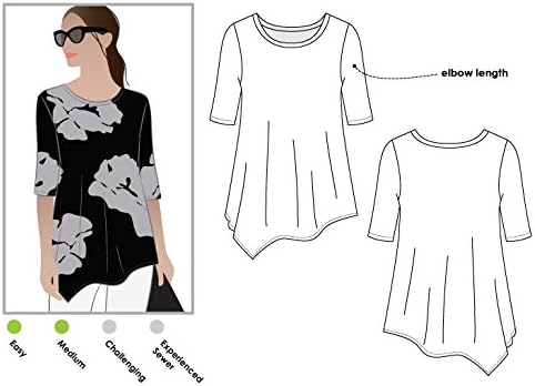 Style Arc Sewing Pattern - Kim Swing Top (Sizes 18-30)...